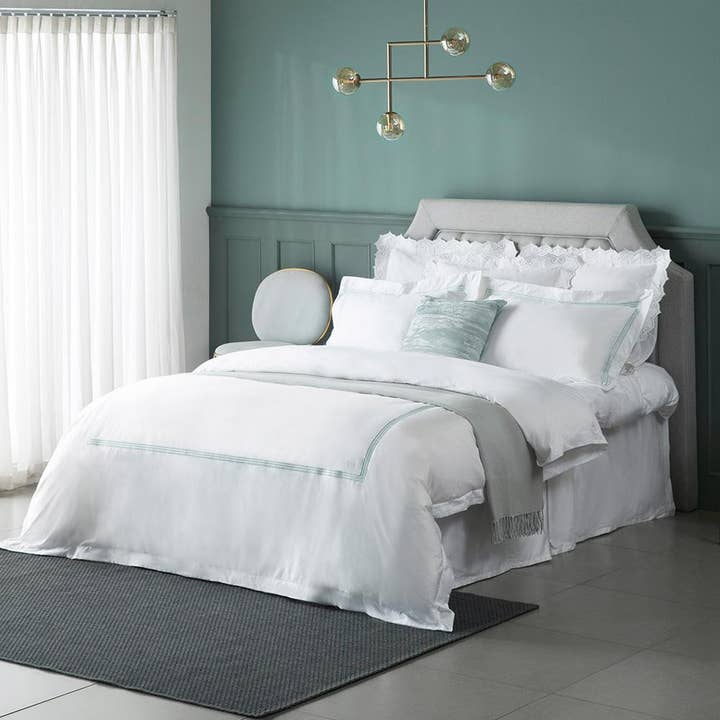 Crown Goose - Wholesale Bedding Set - Cordon Collection, Winter Mint King3