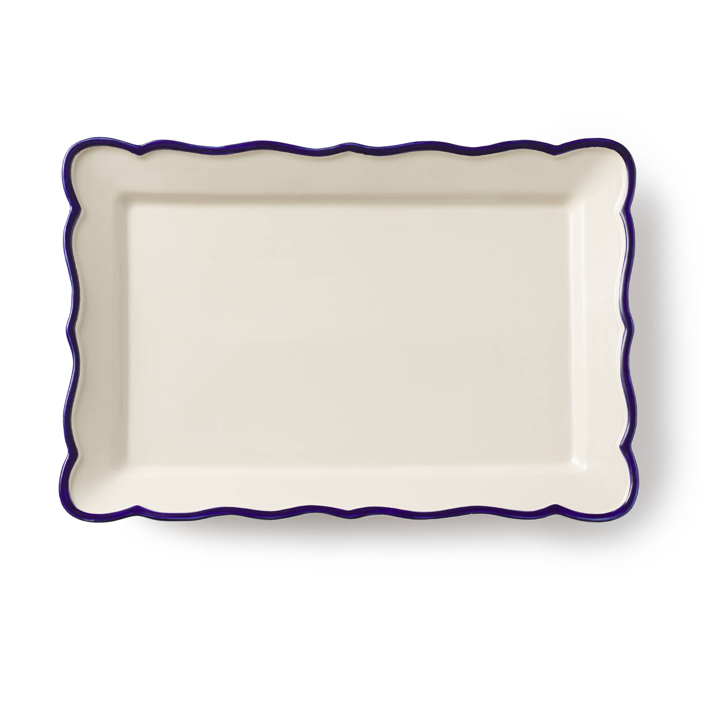 Maison Madison Home - Wholesale Platter - Jane Hand-Painted Rectangular Platter 15.4"1
