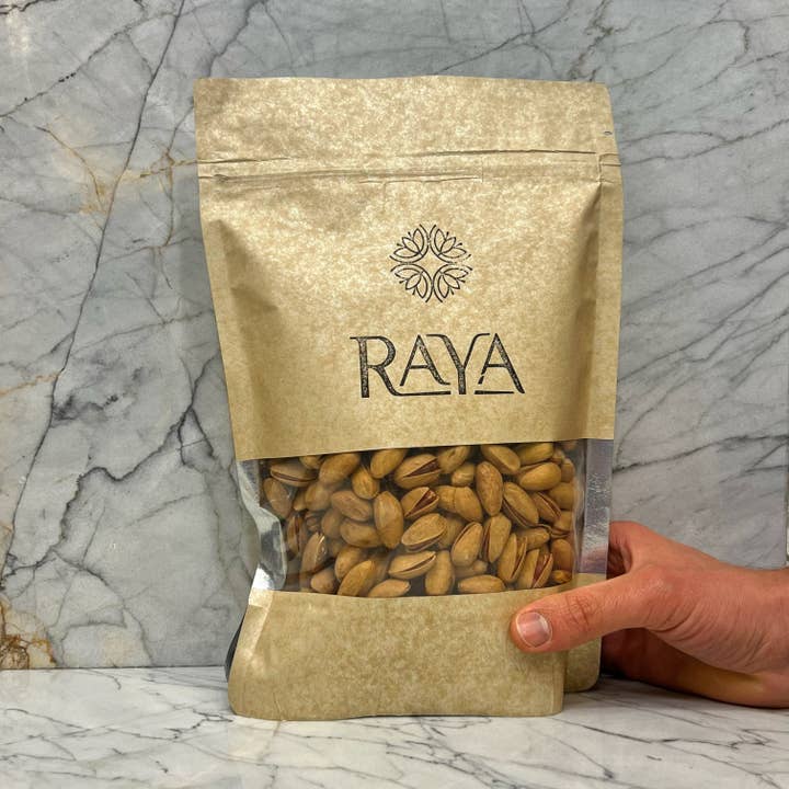 RAYA - Wholesale Nuts - Organic Roasted and Salted Pistachios Bag2