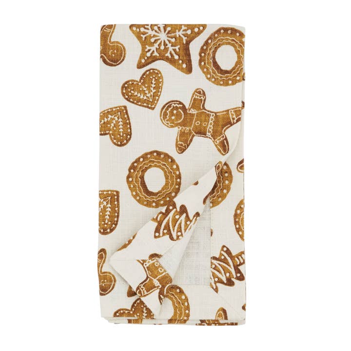 Saro Lifestyle - Wholesale Dinner & Cloth Napkin - Gingerbread Design Table Napkins