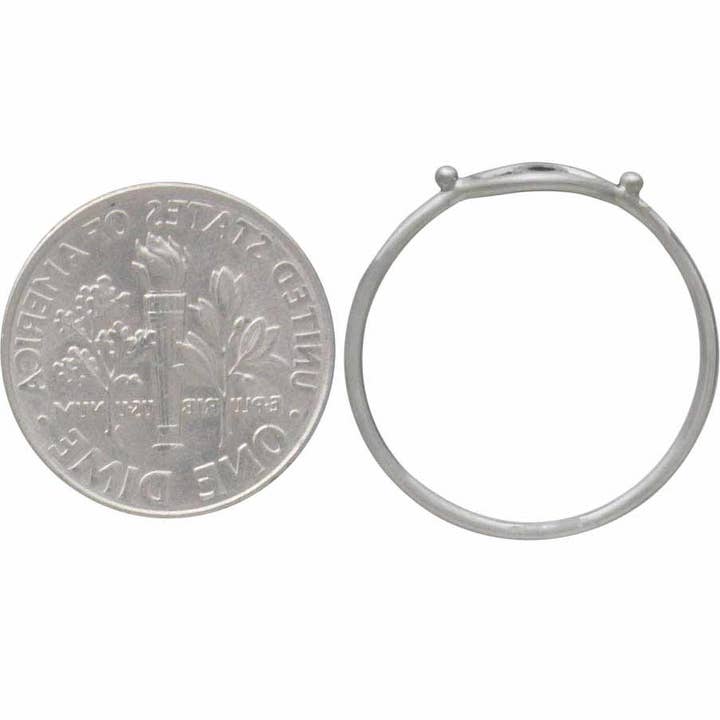 Nina Designs - Wholesale Band/Stacked Ring - Sterling Silver Evil Eye Ring - All Seeing Eye Ring2