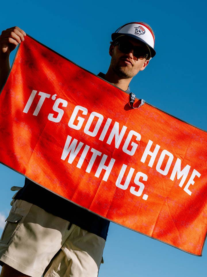 Sugarloaf x Devereux Flying Eagle Golf Towel for wholesale by Devereux