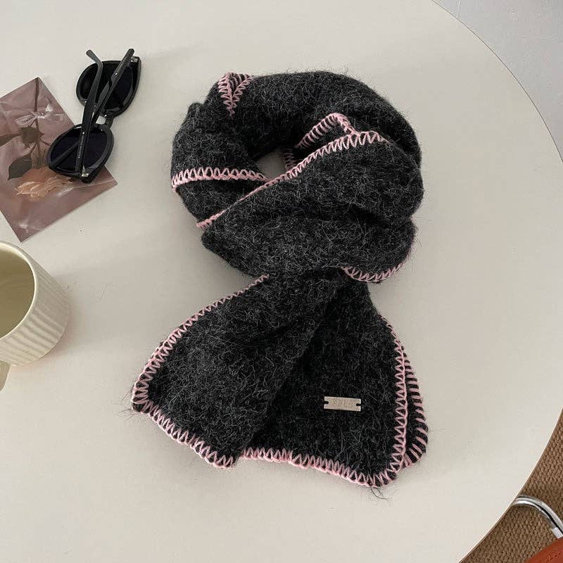 kycozy - Wholesale Scarf - Women's - Wool Blend Colorblock Scarf4