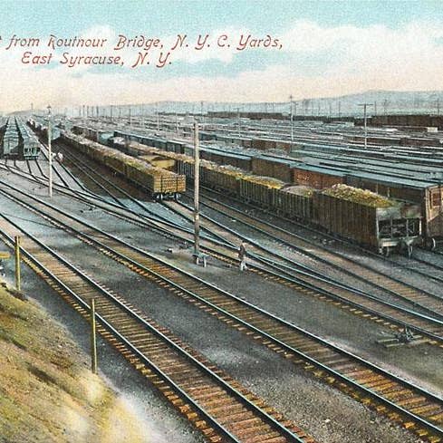 Art Print NS-857 Syracuse Rail Yards for wholesale by Found Image Press