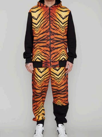 FELPA TIGRE per la vendita all'ingrosso da parte di Trafficanti d'arte wear