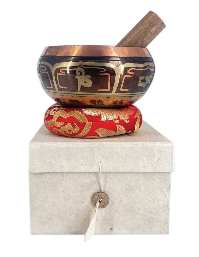 The Collection Royal / Royal Handicrafts - Wholesale Meditation Supplies - Tibetan Singing Bowl Set Sound Bowl Meditation Bowl With Box6