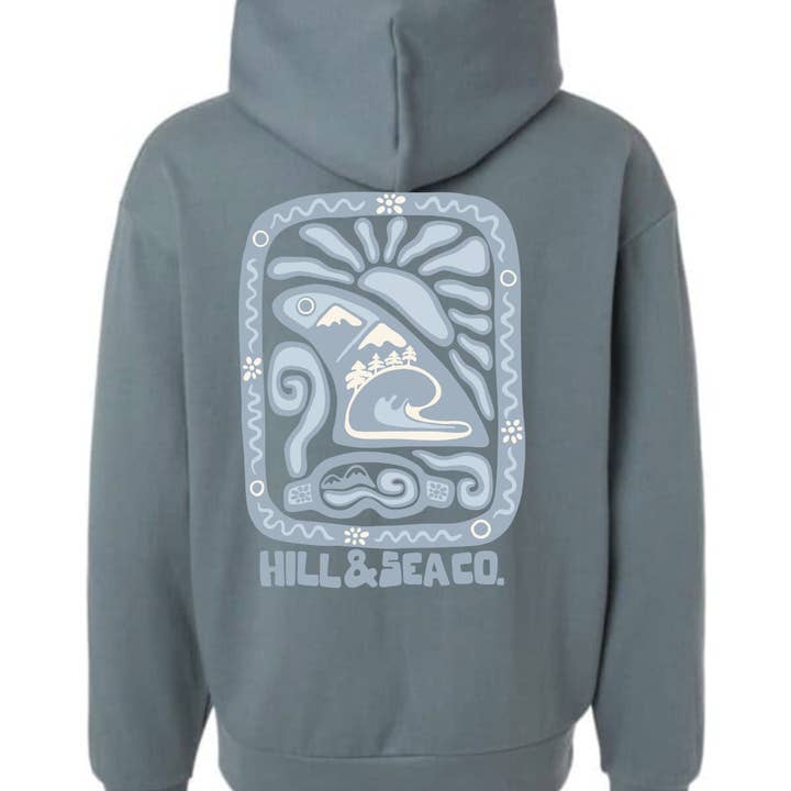 Artist Series I Hoody Blue Magic for wholesale by Hill and Sea Co.