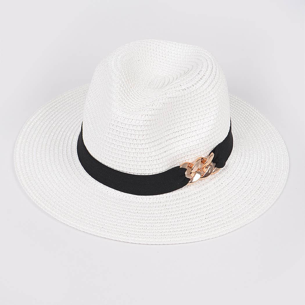 3AM BY H&D ACCESSORIES - Wholesale Straw Hat - Women's - Straw Fedora Hat7