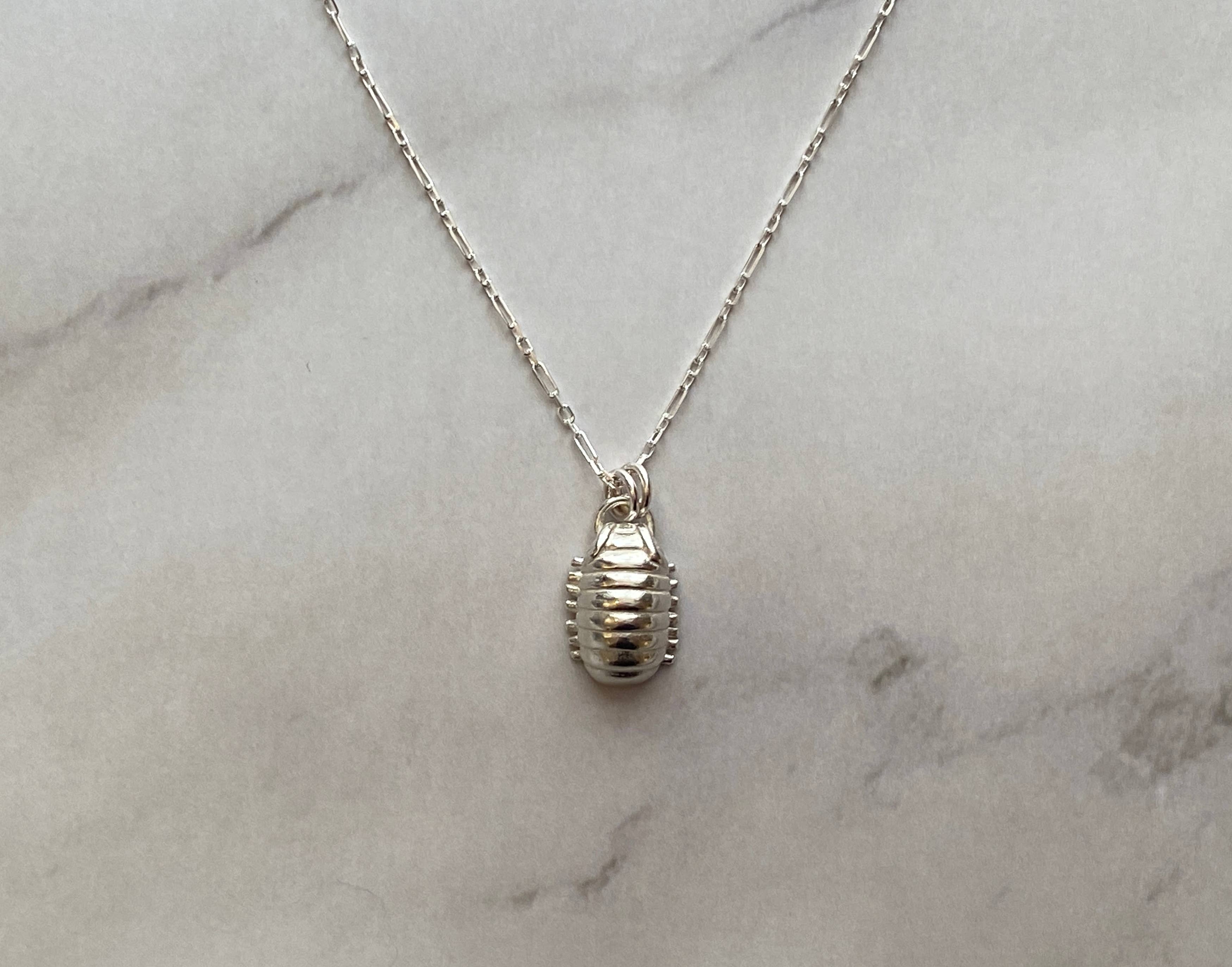 Blue Dot Jewelry - Wholesale Pendant/Charm Necklace - Silver Roly Poly Necklace6