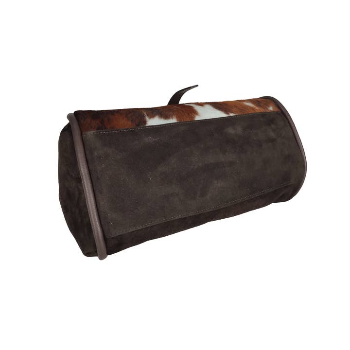 Muccata Suede and pony hair handbag for wholesale on Faire3