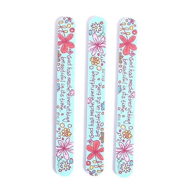 Lime à ongles - Dieu a fait tout beau - Lot de 72 pour la vente par Swanson Christian Products