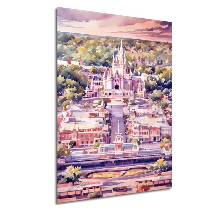 Disney Castle Print | Magical Kingdom View for wholesale by Clifton Haley Photography