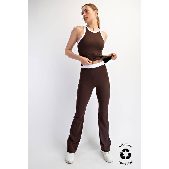 Rae Mode - Wholesale Athletic Pants - Women's - BUTTER SOFT SIDE STRIPE FLARE LEGGINGS23