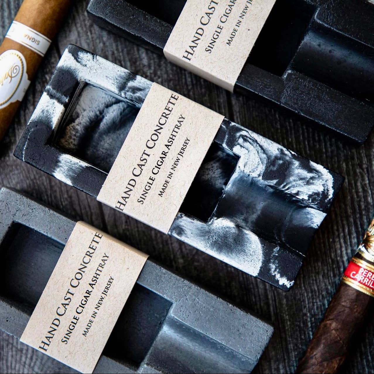 Storcks Designs - Wholesale Ashtray - Concrete Cigar Ashtray Stand Holder Rest - Handmade16