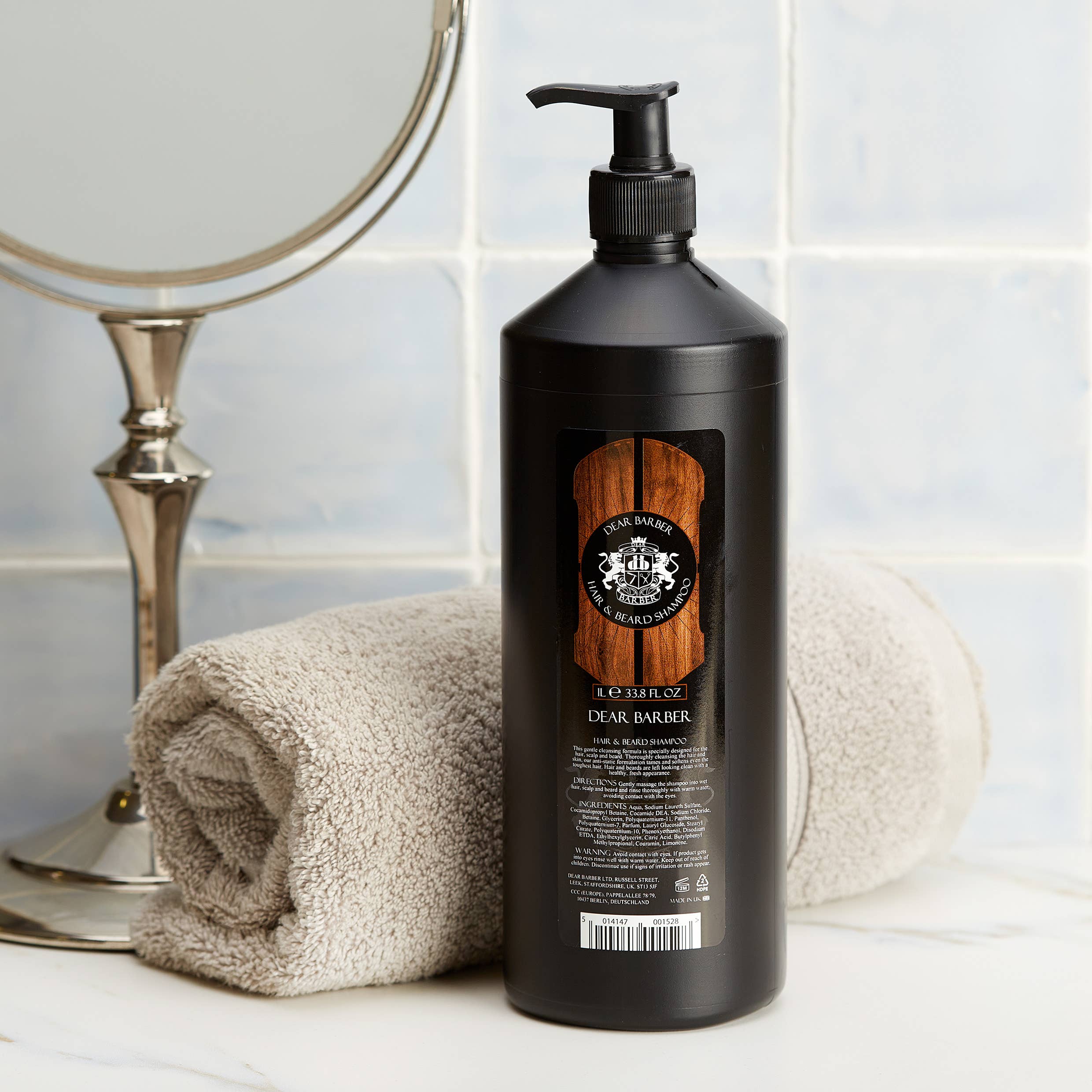 Dear Barber – wholesale Hair shampoo – Shampoo (1000ml/33.8Fl.Oz.)1