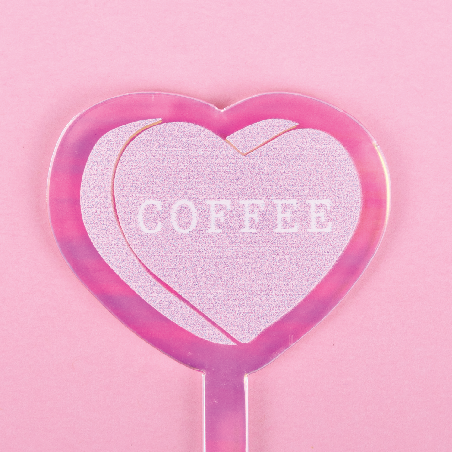 Swag - Wholesale Drink Stirrer - Heart Coffee Acrylic Stir Stick0