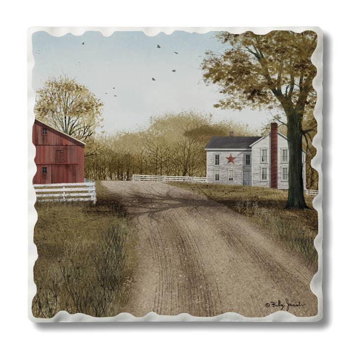 CounterArt/Highland Home/Thirstystone/CoasterStone - Wholesale Retailer Display - Home & Living - Simpler Times Pre-Packed Single Tumbled Tile Coaster Display