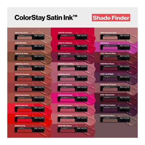 Kasa Style - Wholesale Lipstick - Revlon ColorStay Satin Ink Crown Jewels Long Lasting Lipstick with Vitamin E, 038 Citrine Queen, 0.17 fl oz.5