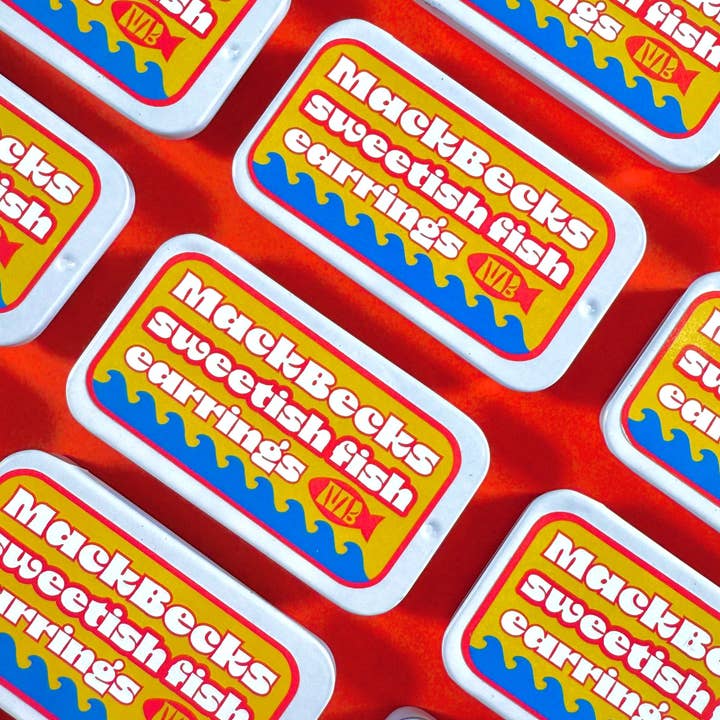 MackBecks – wholesale Dangle earrings – Sweetish Fish Earrings3