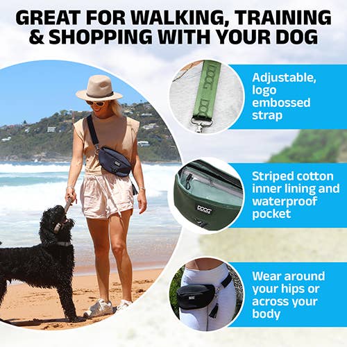 DOOG & Outback Tails & Country Tails - Wholesale Belt Bag - Unisex - DOOG Neosport Hip Belt - Black