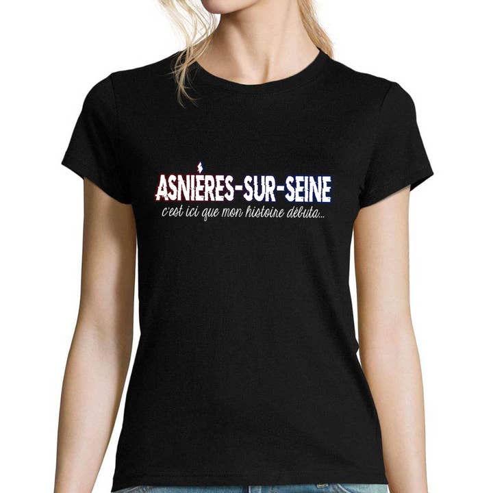 Camiseta de mujer Asnières-sur-Seine para venta al por mayor de Planetee