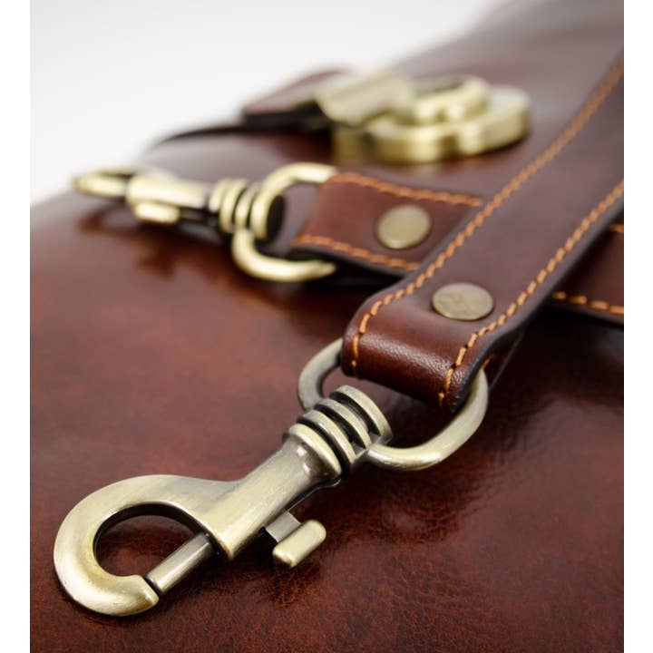 Time Resistance – Großhandel Aktentasche – Unisex – Große braune Arzt-Tasche aus Leder – Mrs Dalloway10