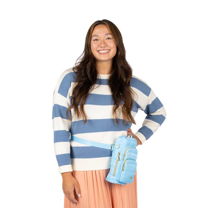 Lug - Wholesale Crossbody Bag - Women's - Huggie Wide Crossbody Water Bottle Holder with Charm Bar5