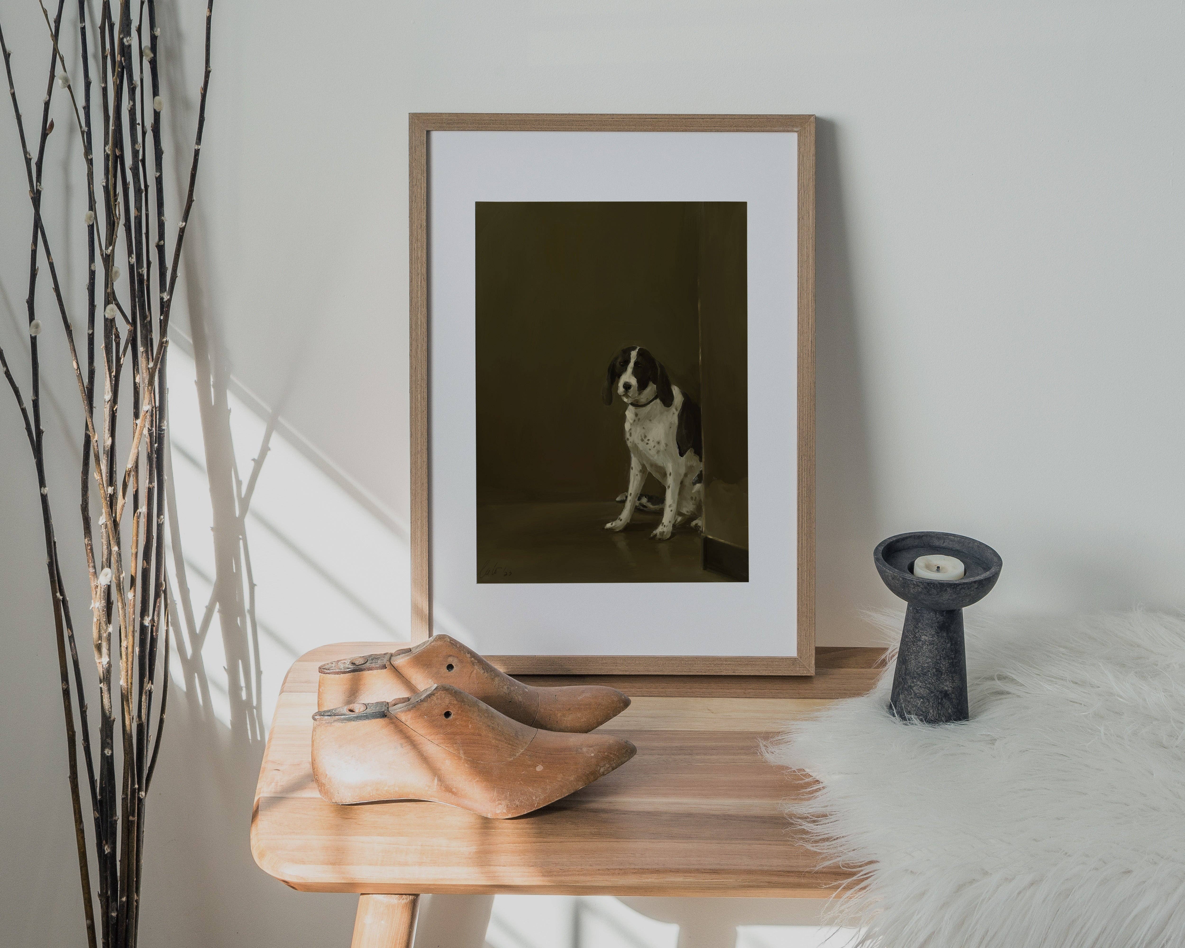 The Ugly Cat Studio - Wholesale Art Print - Milanese Restaurant Dog Art Print22