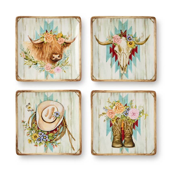 Certified International - Wholesale Salad Plate - Rosewood Ranch Salad Plate 8.5" 4 asst.1