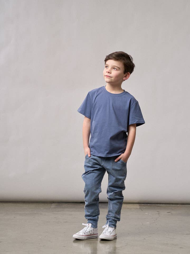 Little Bipsy - Wholesale Pants - Baby - Jogger - Navy Wash