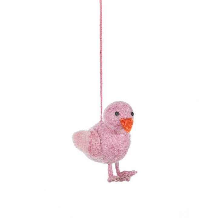 Felt So Good - Wholesale Ornament - Handmade Felt Easter Chicks Assorted Hanging Decorations6