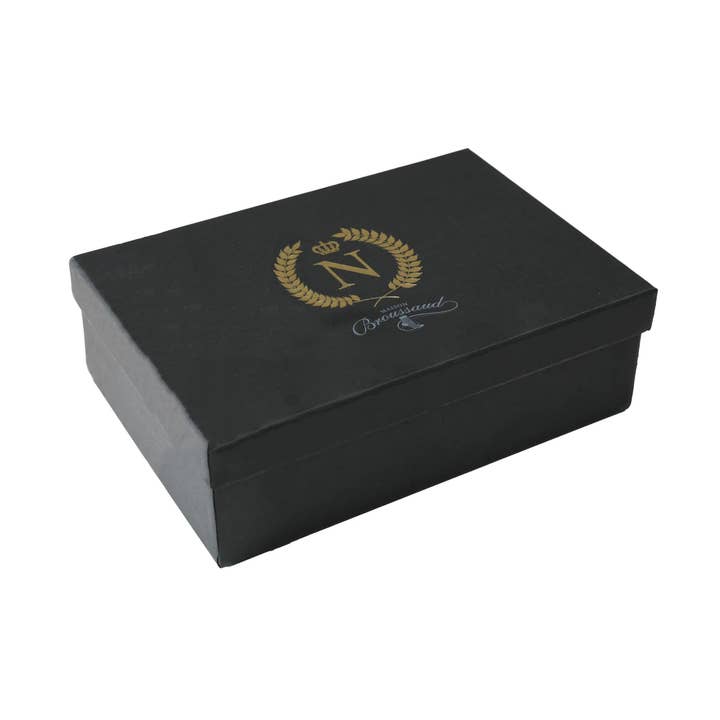 Coffret Maison Broussaud - boite cadeau noire Napoléon pour la vente par Maison Broussaud
