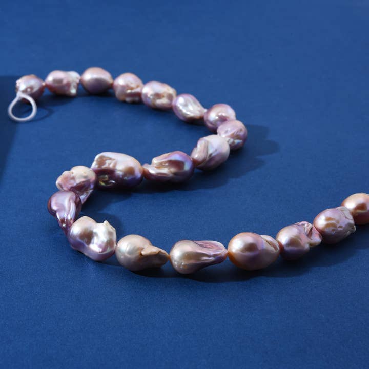 findings4uGem - Wholesale Beaded/pearl necklace - Natural Baroque Mix Color Pearl Beads Jewelry, FWP0248