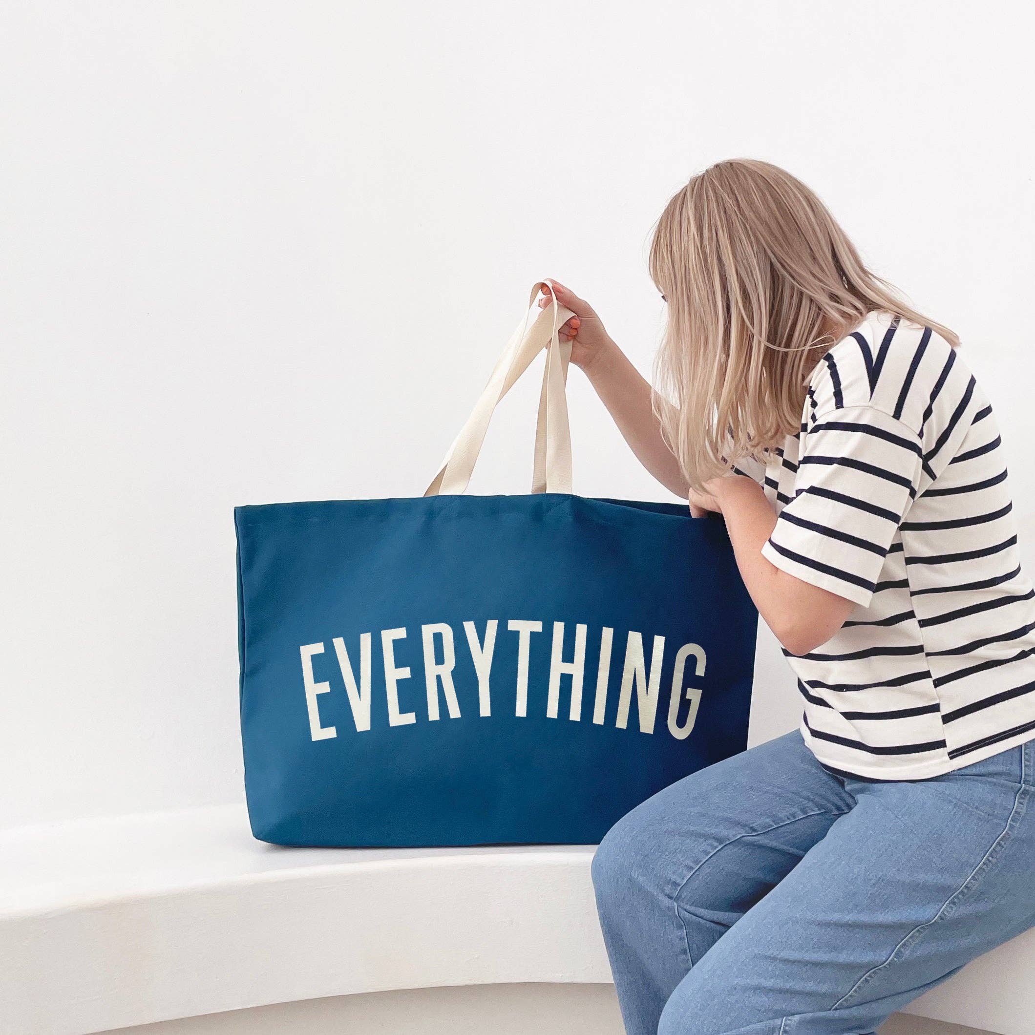 Alphabet Bags - Vendita all'ingrosso Borsa tote - Donna - Borsa tuttofare ocean blue davvero molto grande5