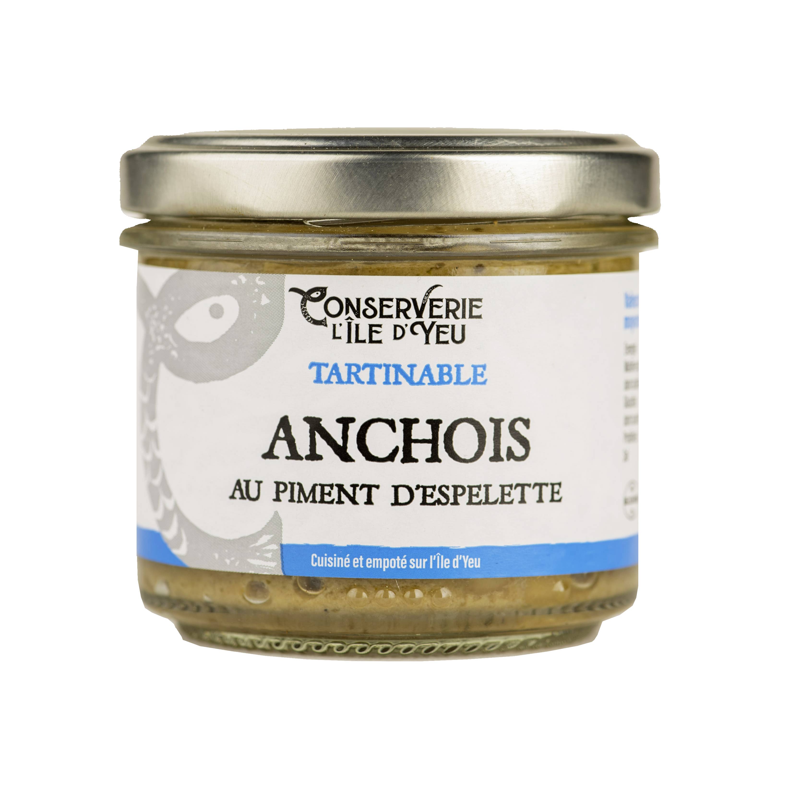 Conserverie de l'Ile d'Yeu - Vente Poissons/fruits de mer - Anchois Au Piment D'Espelette