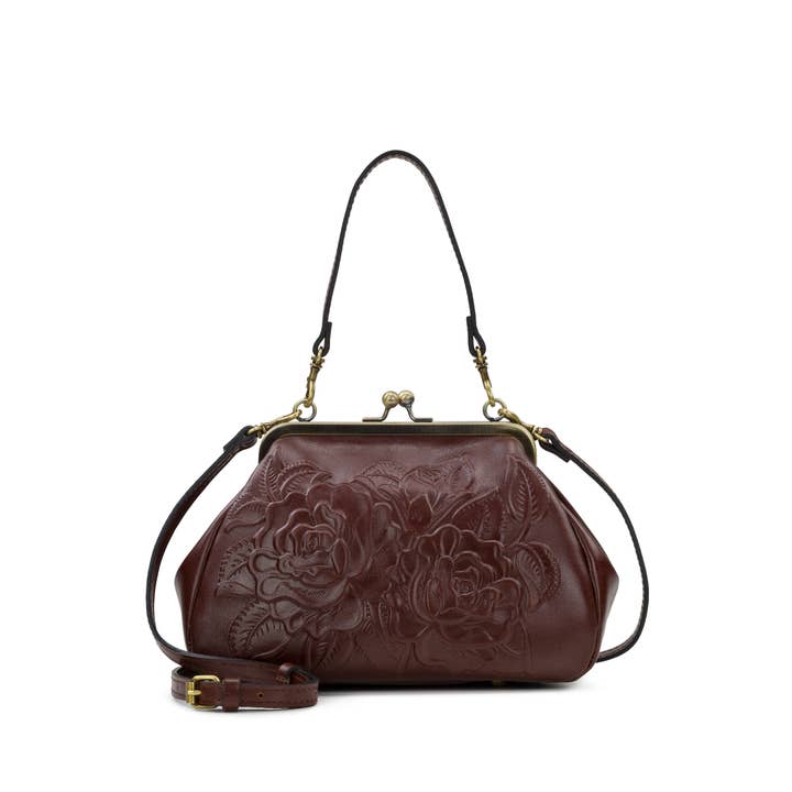 Patricia Nash - Wholesale Shoulder Bag - Women's - Patricia Nash Annie Frame Bag -Rose Tooled