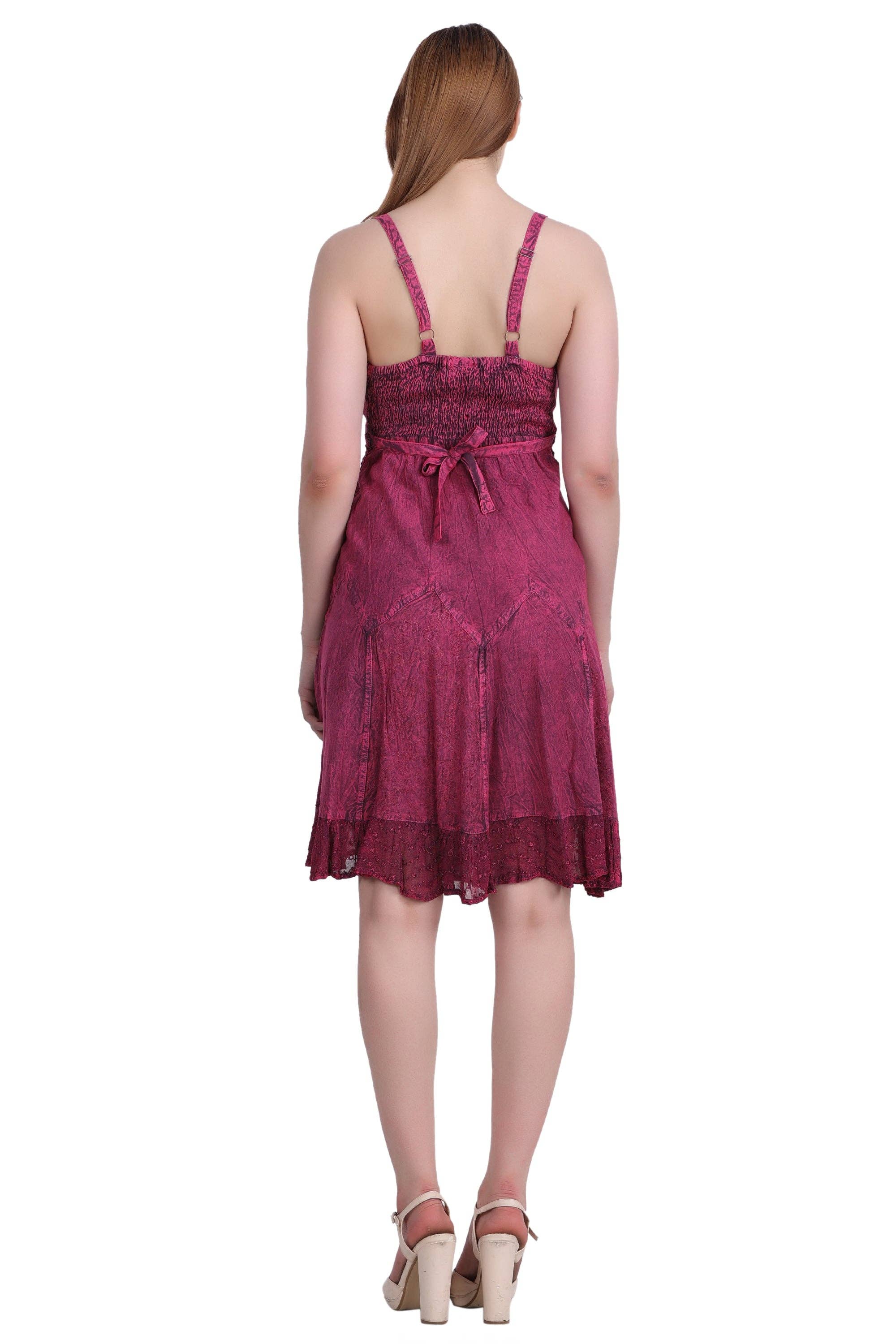 Advance Apparels - Vente Robe – femme - Robe mi-longue délavée à l'acide 130416