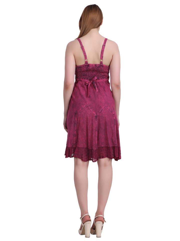 Advance Apparels - Vente Robe – femme - Robe mi-longue délavée à l'acide 130416