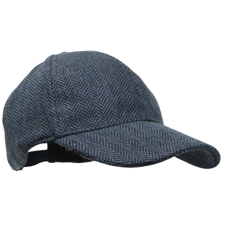 Alba Wholesale - Vendita all'ingrosso Cappellino da baseball - Donna - Berretto da baseball in tweed a spina di pesce