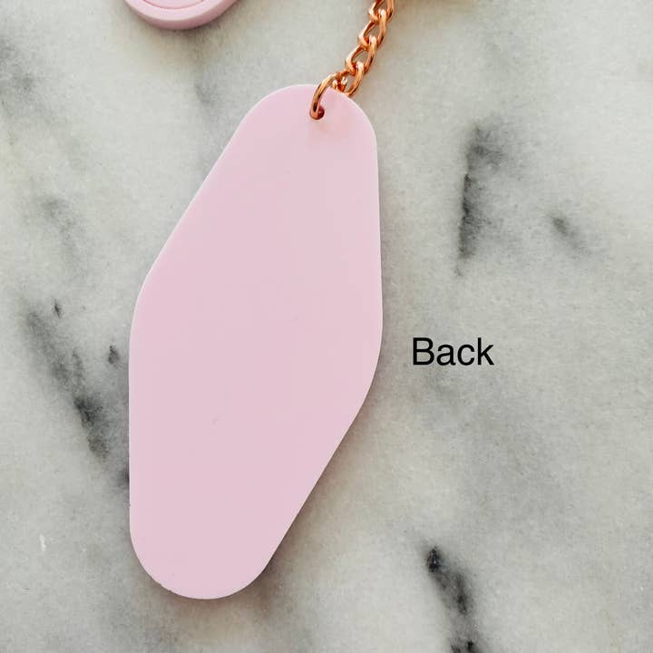 Luxe designs - Wholesale Keychain - Women's - Fuck the Patriarchy Motel Keychain2