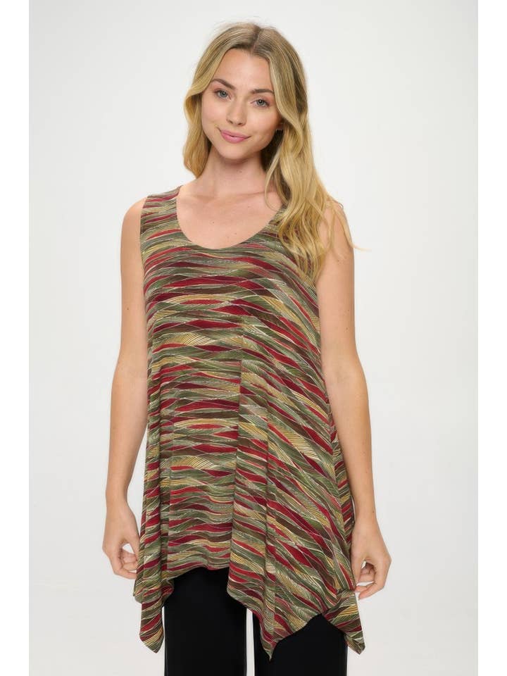 CC Wholesale Clothing - Wholesale Tunic - Women's - Hit Shark Bite Hem Tank2