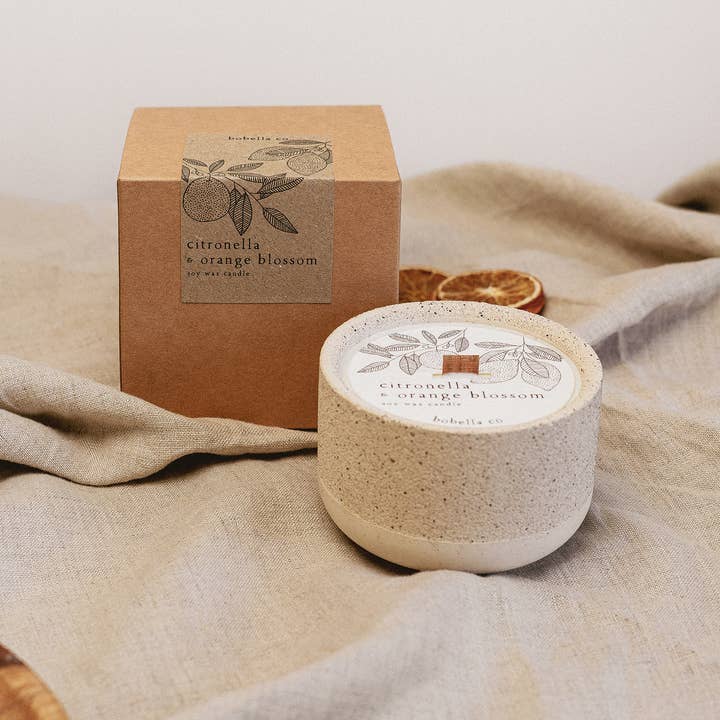 Bobella Co. - Wholesale Jar/Filled Candle - Botanical Soy Wax Candle with Wooden Wick3