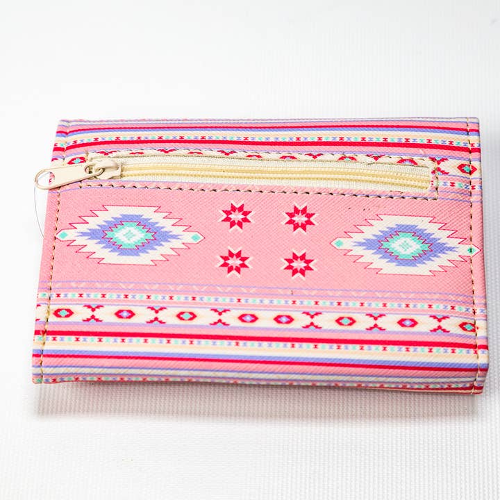 Flag Matrix Inc - Wholesale Wallet - Women's - Myka 5″ Tri-fold Native Wallet6