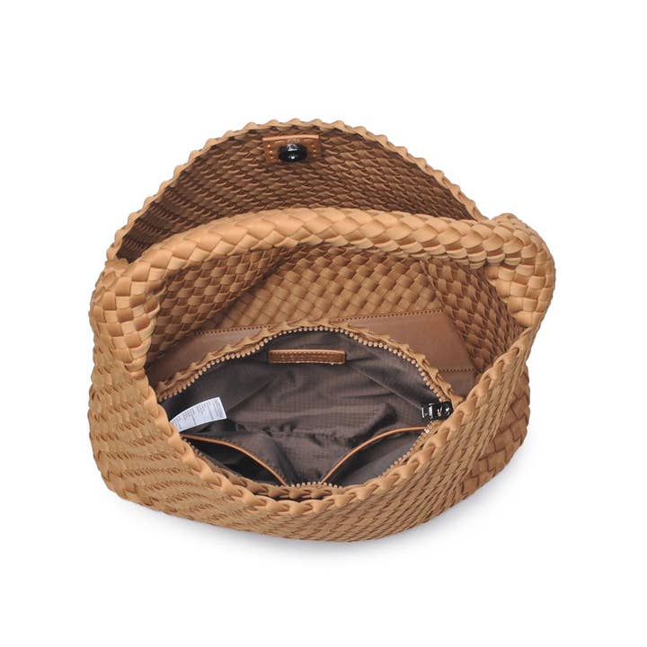 Sol and Selene - Wholesale Shoulder Bag - Women's - Celestial Woven Neoprene Hobo23