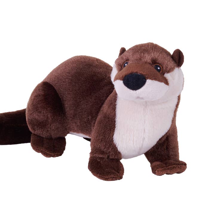 CK-ECO-Mini River Otter Stuffed Animal 8" for wholesale by Wild Republic