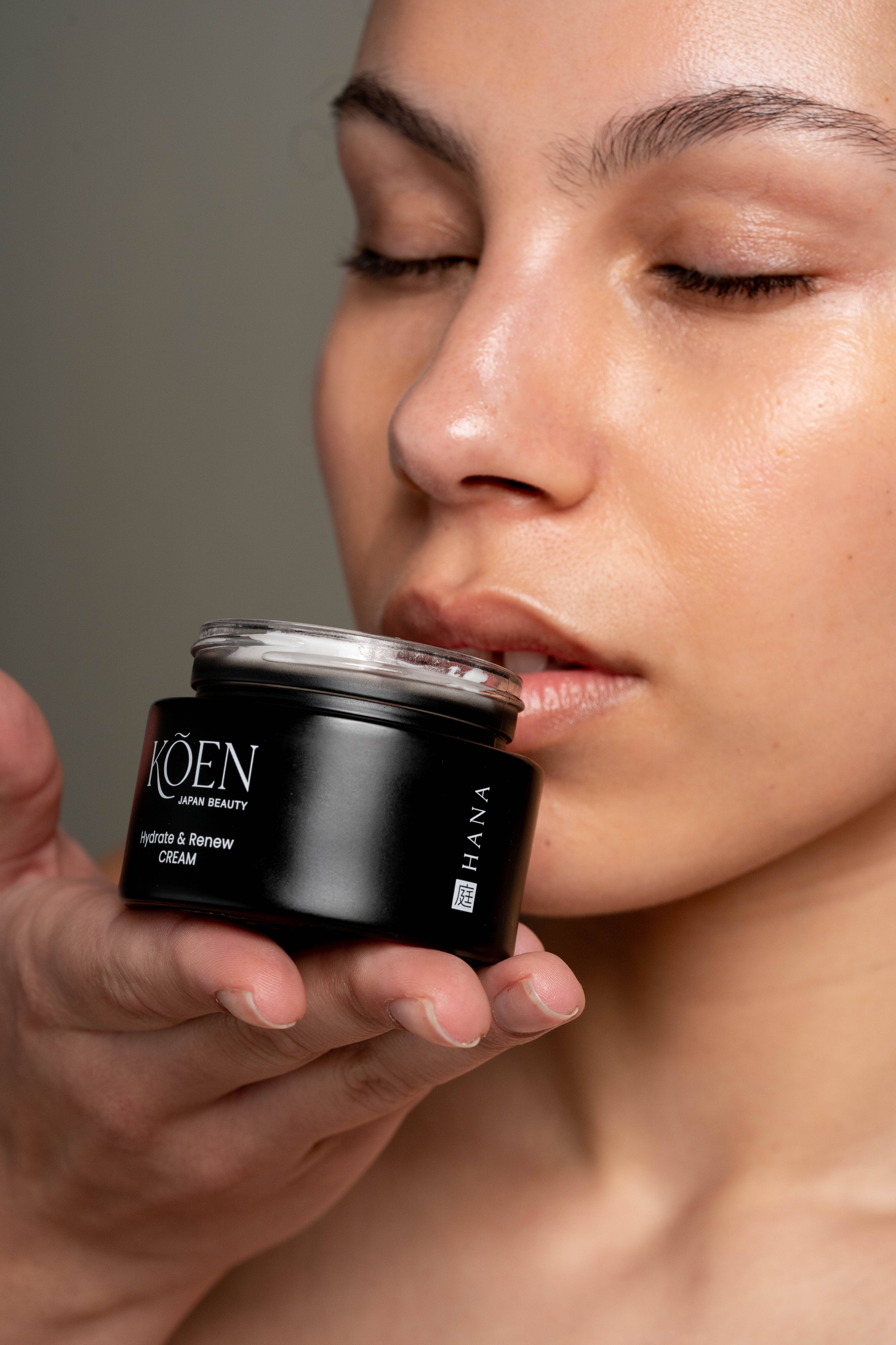 Koen Japan Beauty (Tertech Lab, SLU) - Wholesale Facial Moisturizer - HANA HYDRATE & RENEW CREAM Moisturizing dry skin cream 50ml2