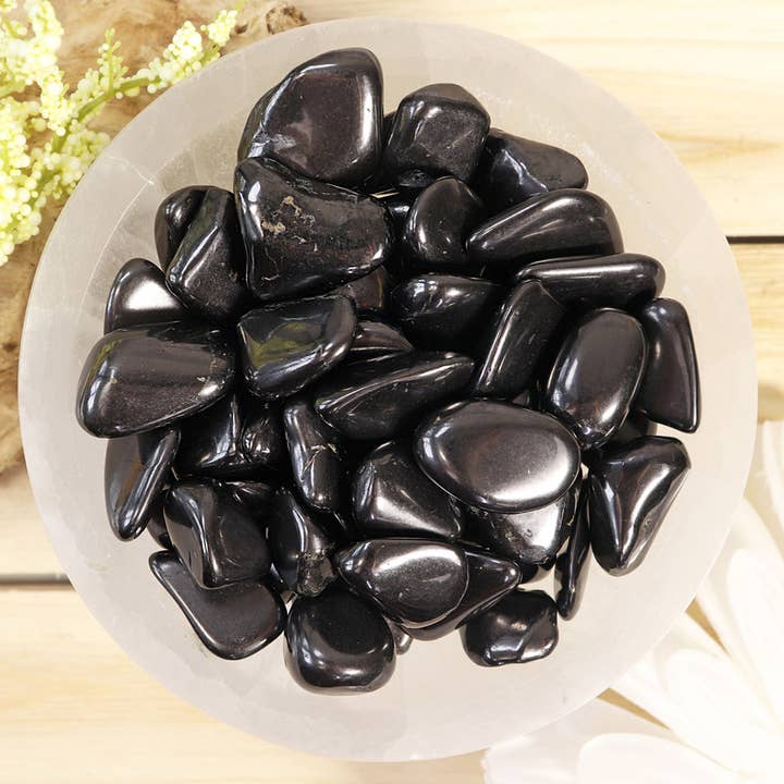 Natures Artifacts Inc - Wholesale Spiritual Stone/Crystal - 1 lb Shungite Tumbled Stones3