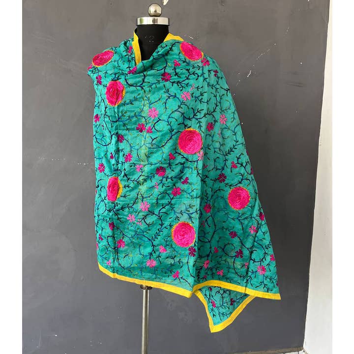 Bhawana Handicrafts – wholesale Wrap - Dam – Bröllopskläder Indiska pakistanska traditionella Jaipuri Dupatta