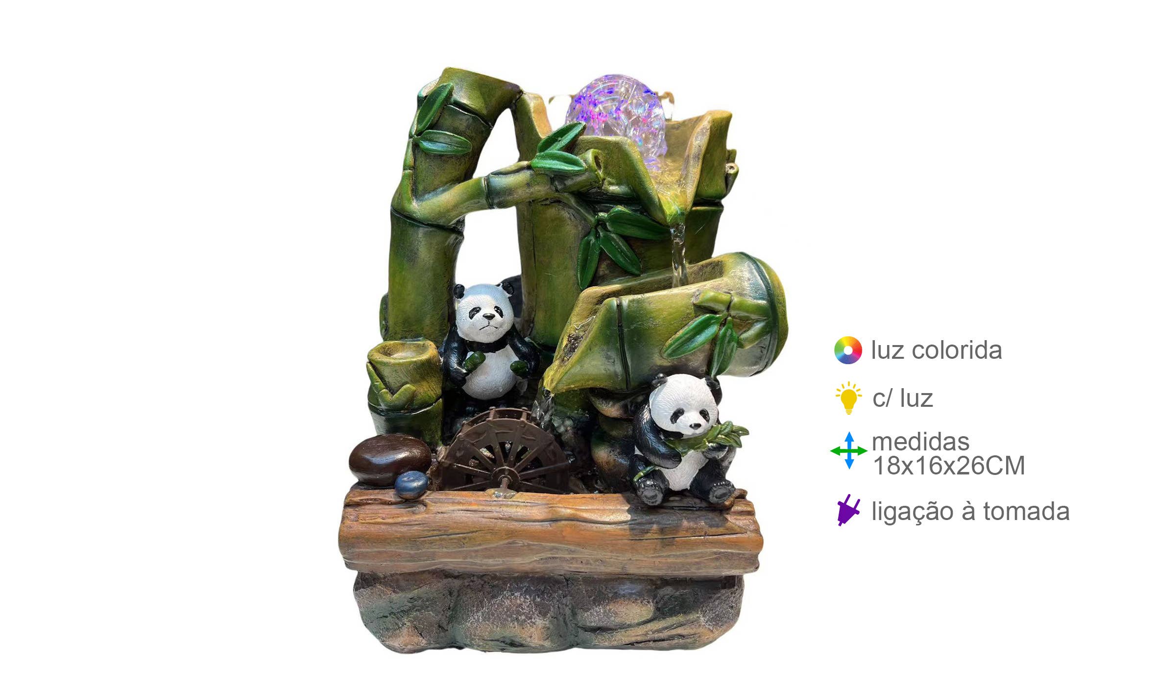 Esoterica Arte - Wholesale Outdoor Ornament/Decor - Natural Resin Fountain 18x16x26cm0