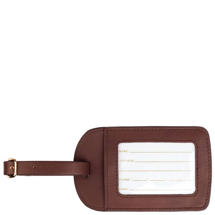 Boulevard - Wholesale Luggage Tag - "Amelia" Leather Luggage Tag (Personalizable)